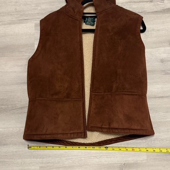 Lauren Ralph Lauren petite medium vest brown - Picture 7 of 8